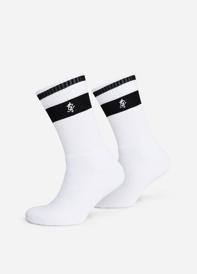 Gym King Kids Fundamental Sock (1PK) - White