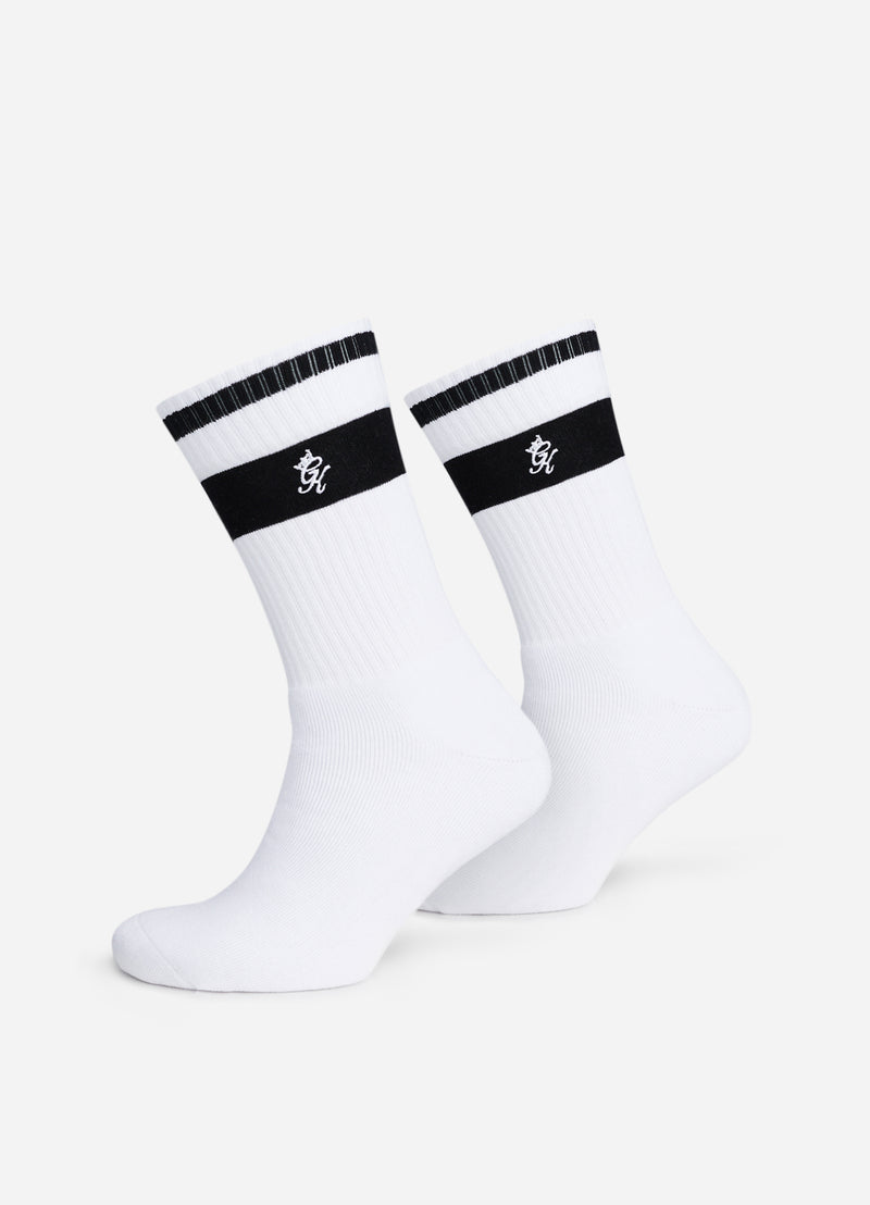 Gym King Kids Fundamental Sock (1PK) - White