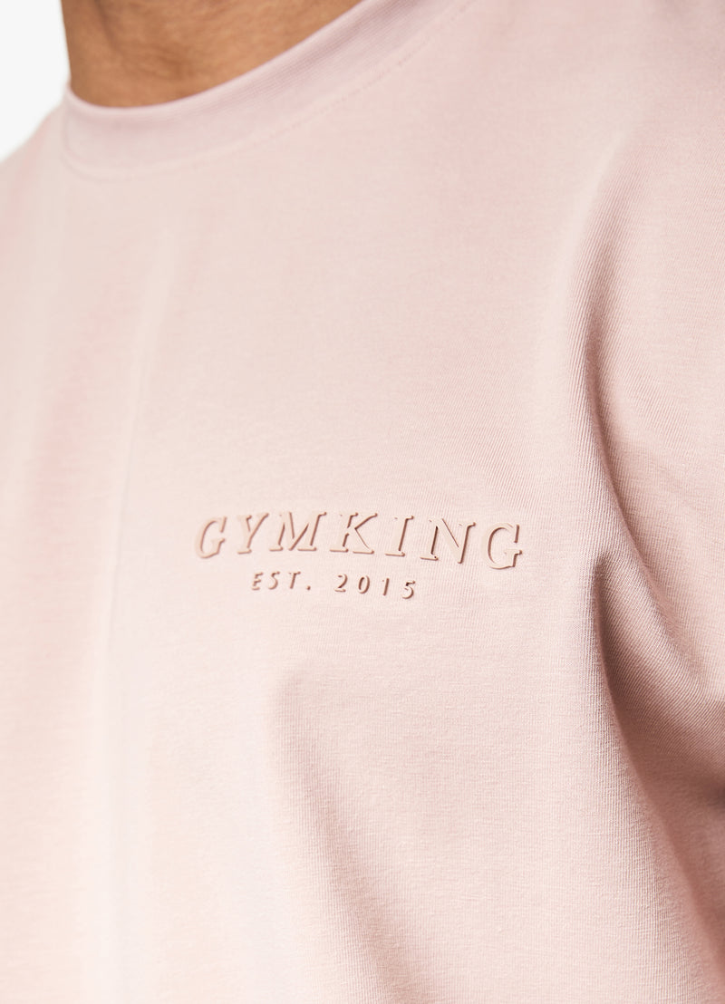 Gym King Est. Legacy Tee - Dusky Pink