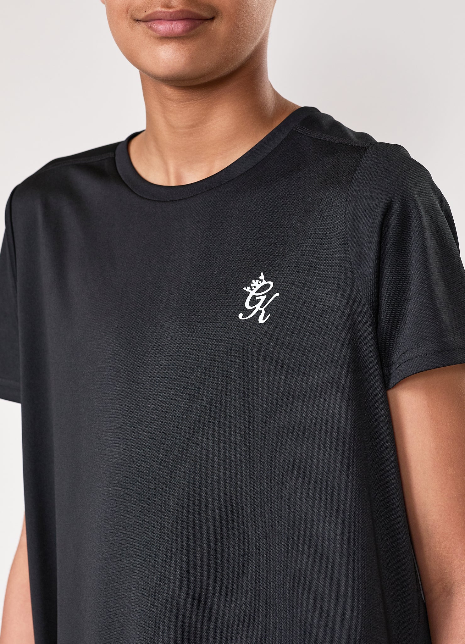 Gym King Kids Lightweight Poly Tee - Black