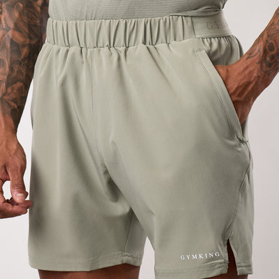 Gym King Limitless Woven Short - Soft Khaki