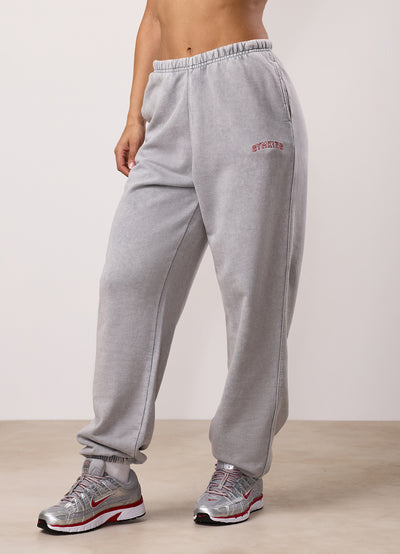 Gym King Limitless Relaxed Fit Jogger - Washed Light Grey