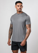 Gym King Limitless Swirl Tee - Gunmetal Grey thumbnail