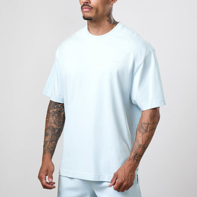 Gym King Limitless Washed Tee - Polar Blue