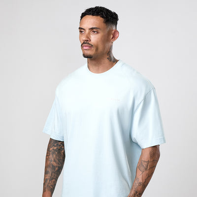 Gym King Limitless Washed Tee - Polar Blue