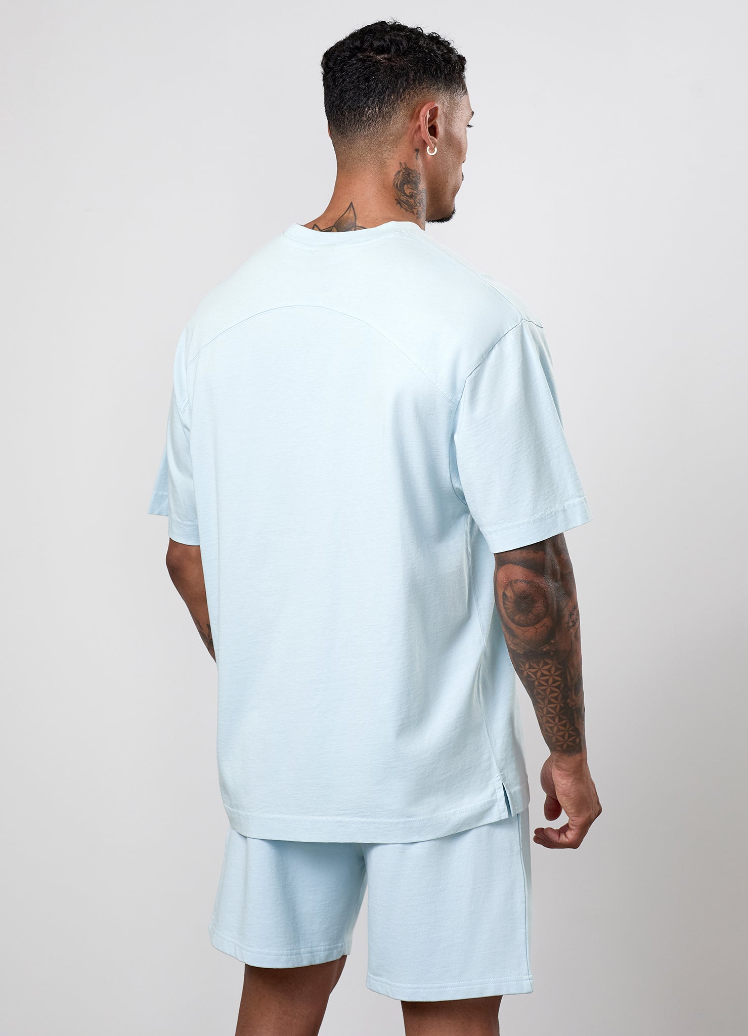 Gym King Limitless Washed Tee - Polar Blue