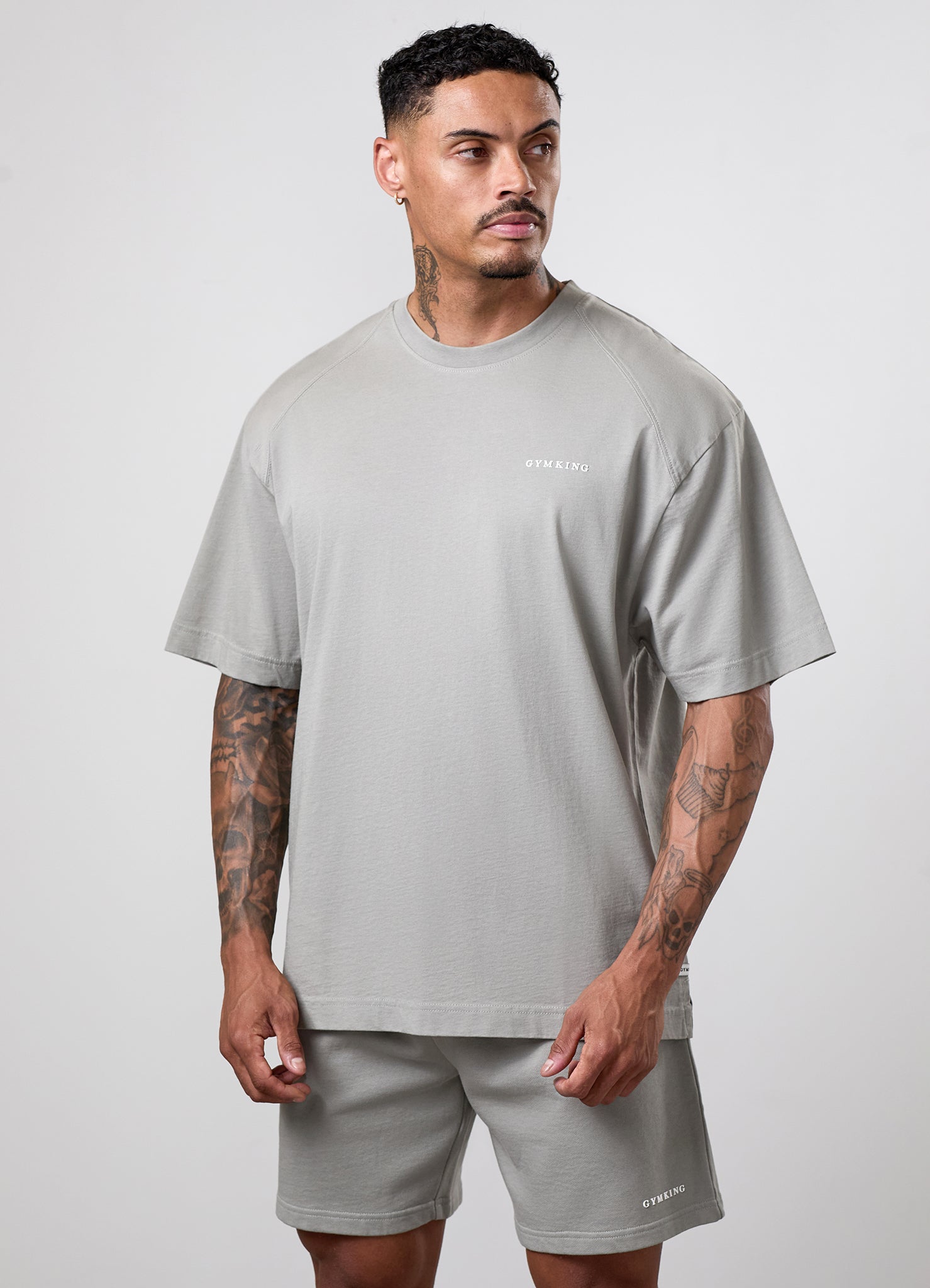 Gym King Limitless Washed Tee - Soft Sage