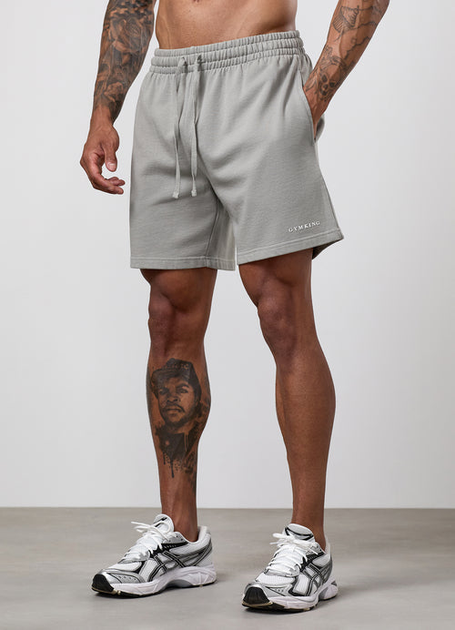 Gym King Limitless Washed Short - Soft Sage