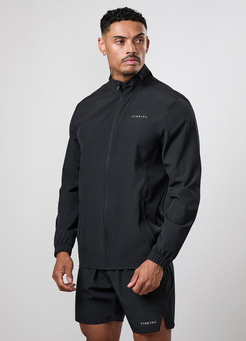 Gym King Limitless Woven Jacket - Black