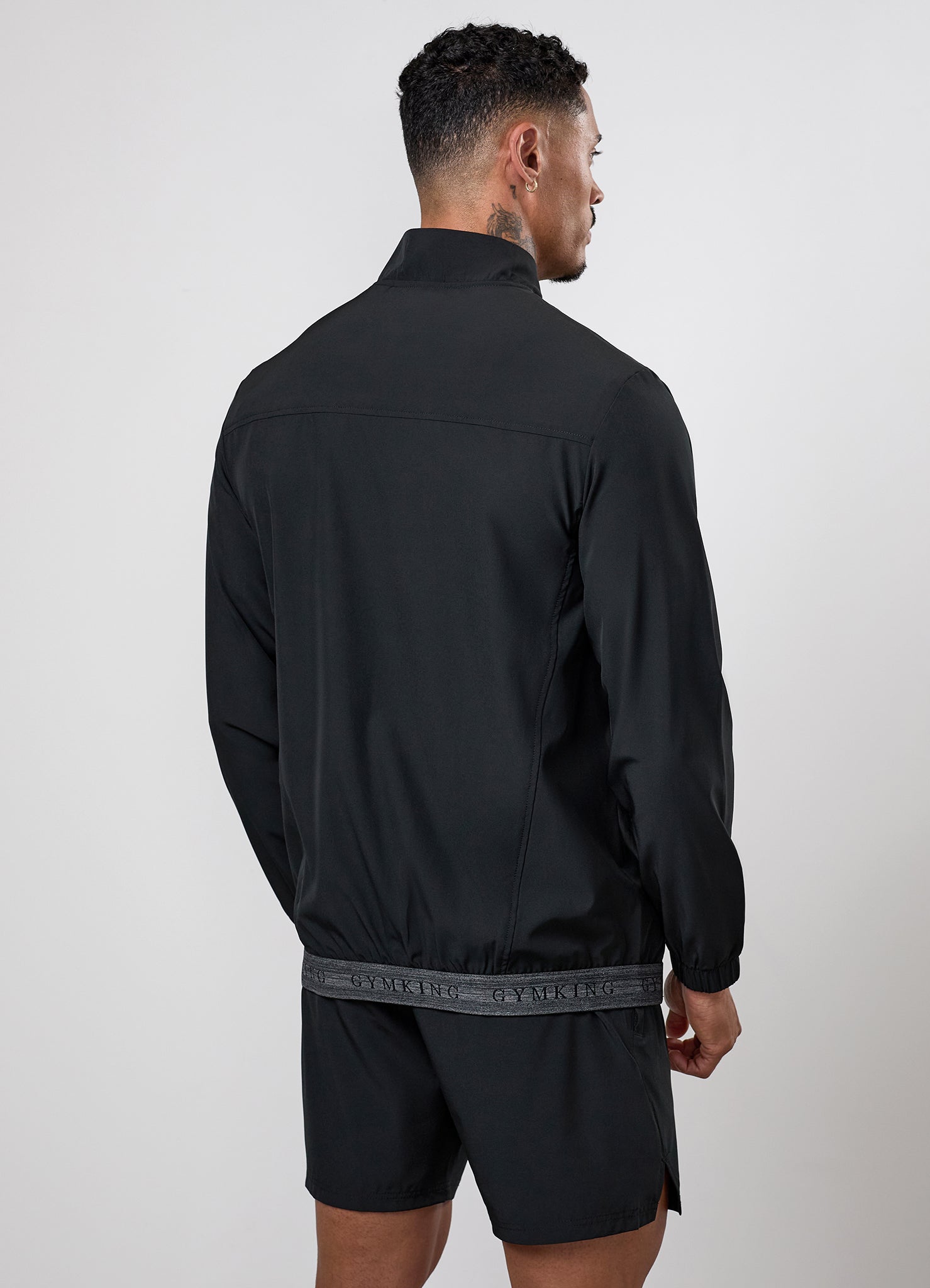 Gym King Limitless Woven Jacket - Black