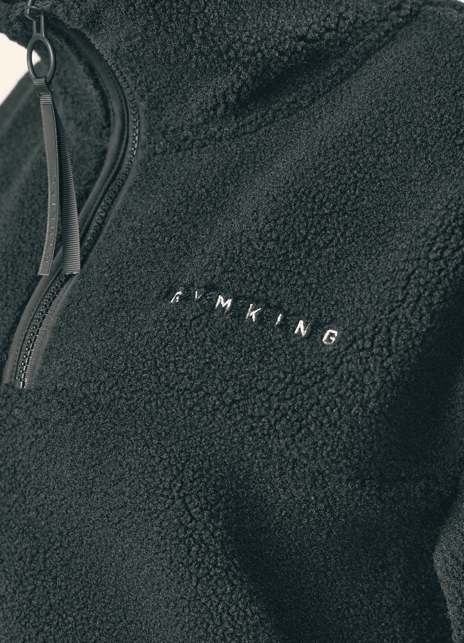 Gym King Linear Borg 1/4 Zip Fleece - Storm Blue