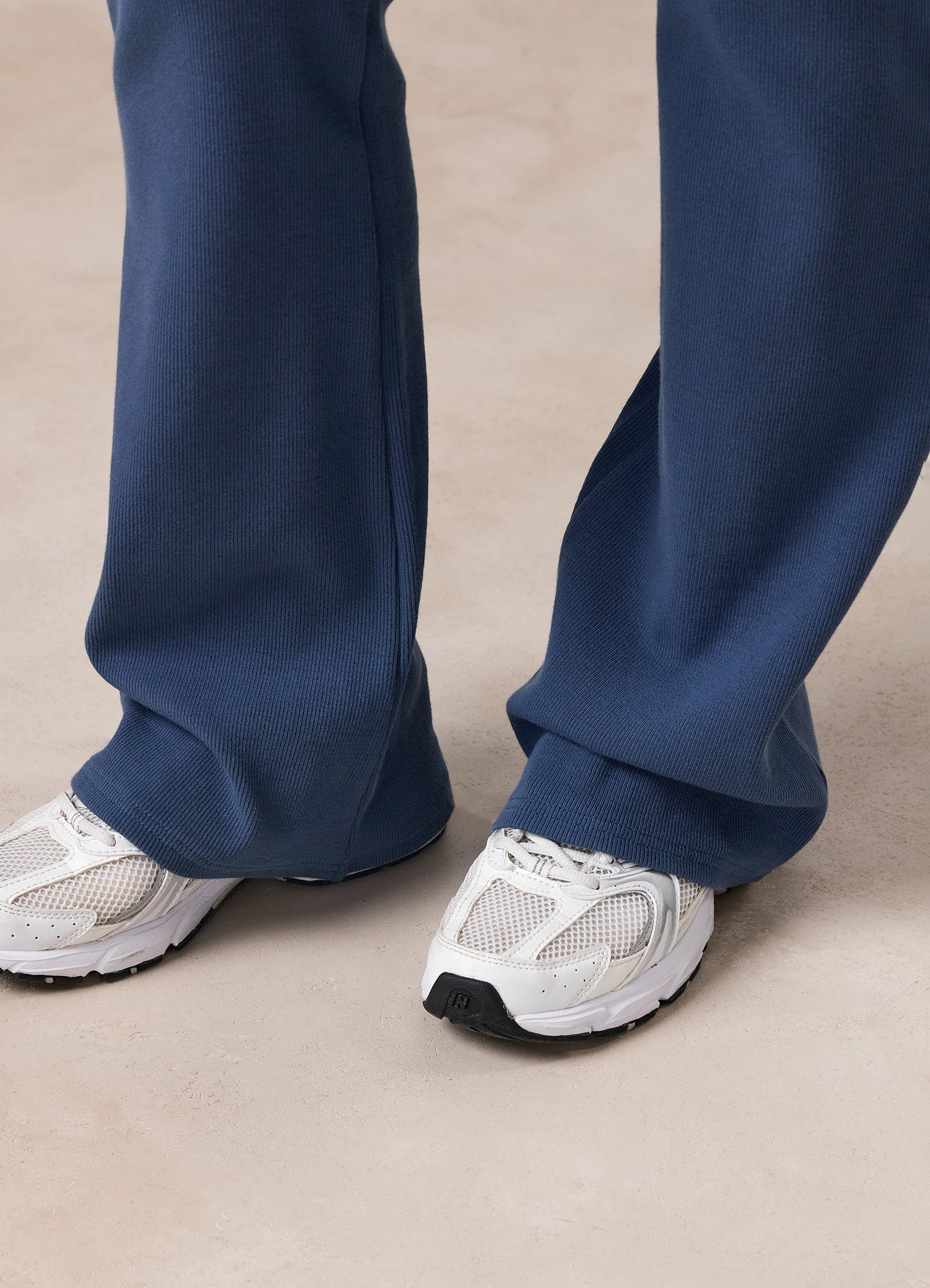 Gym King 365 Rib Flared Legging - Slate Blue