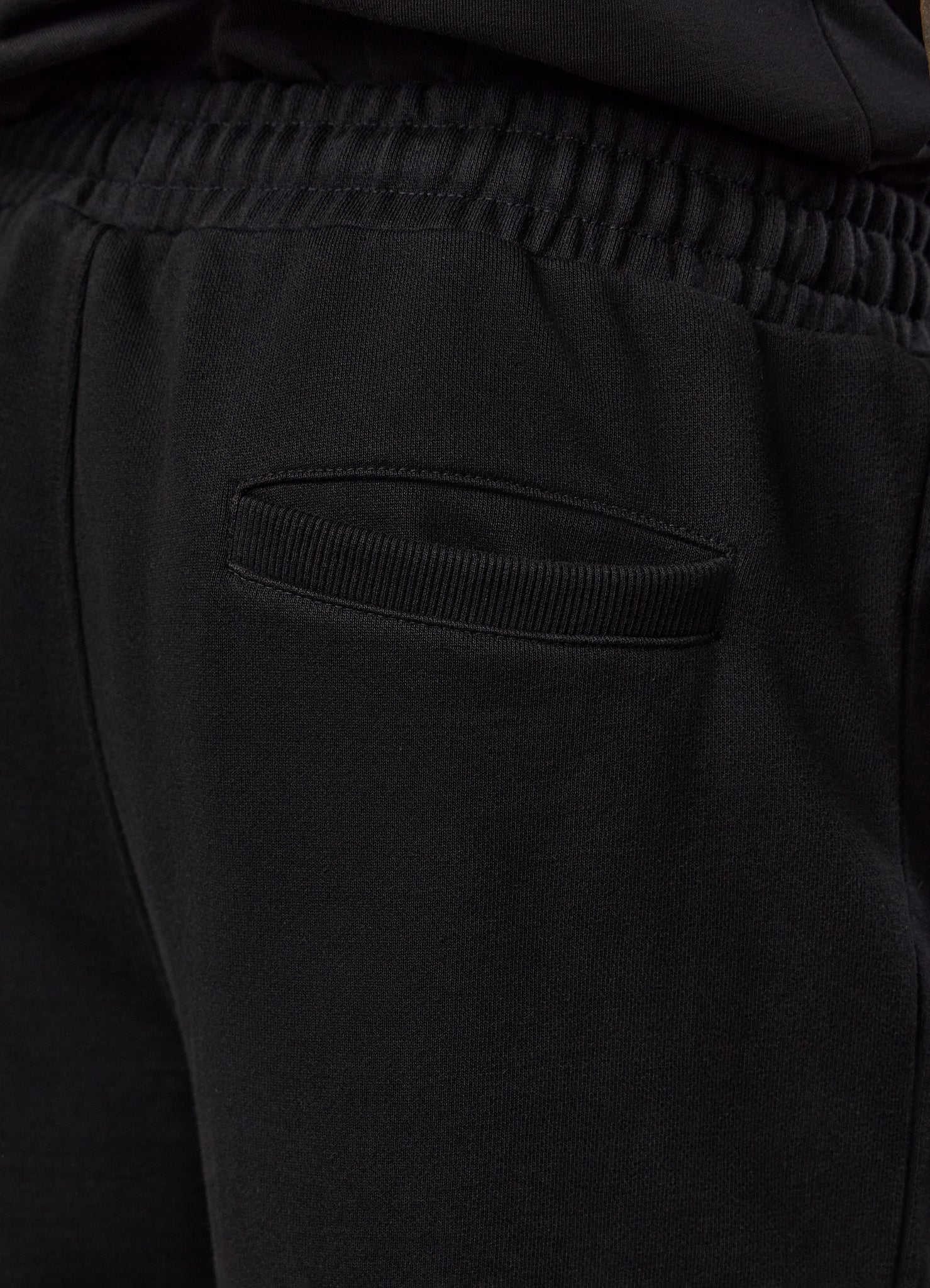 Gym King Linear Loopback Hood Tracksuit - Black