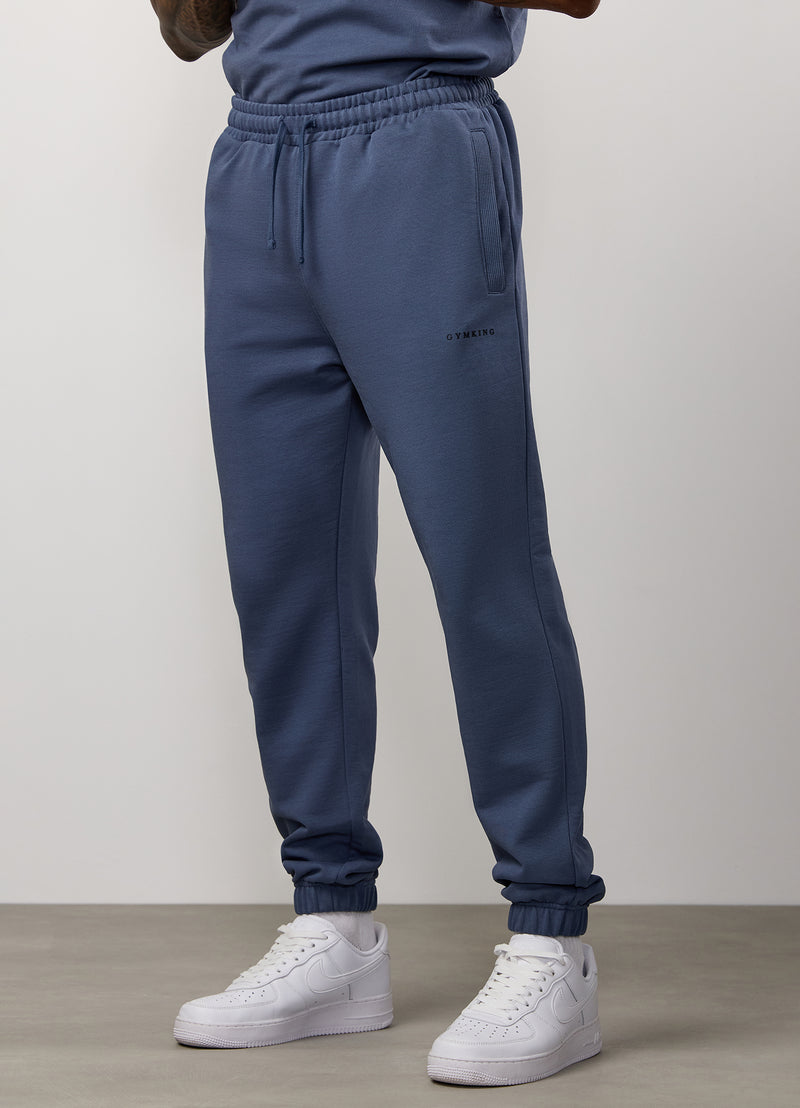 Gym King Linear Loopback Jogger - Deep Sea Blue