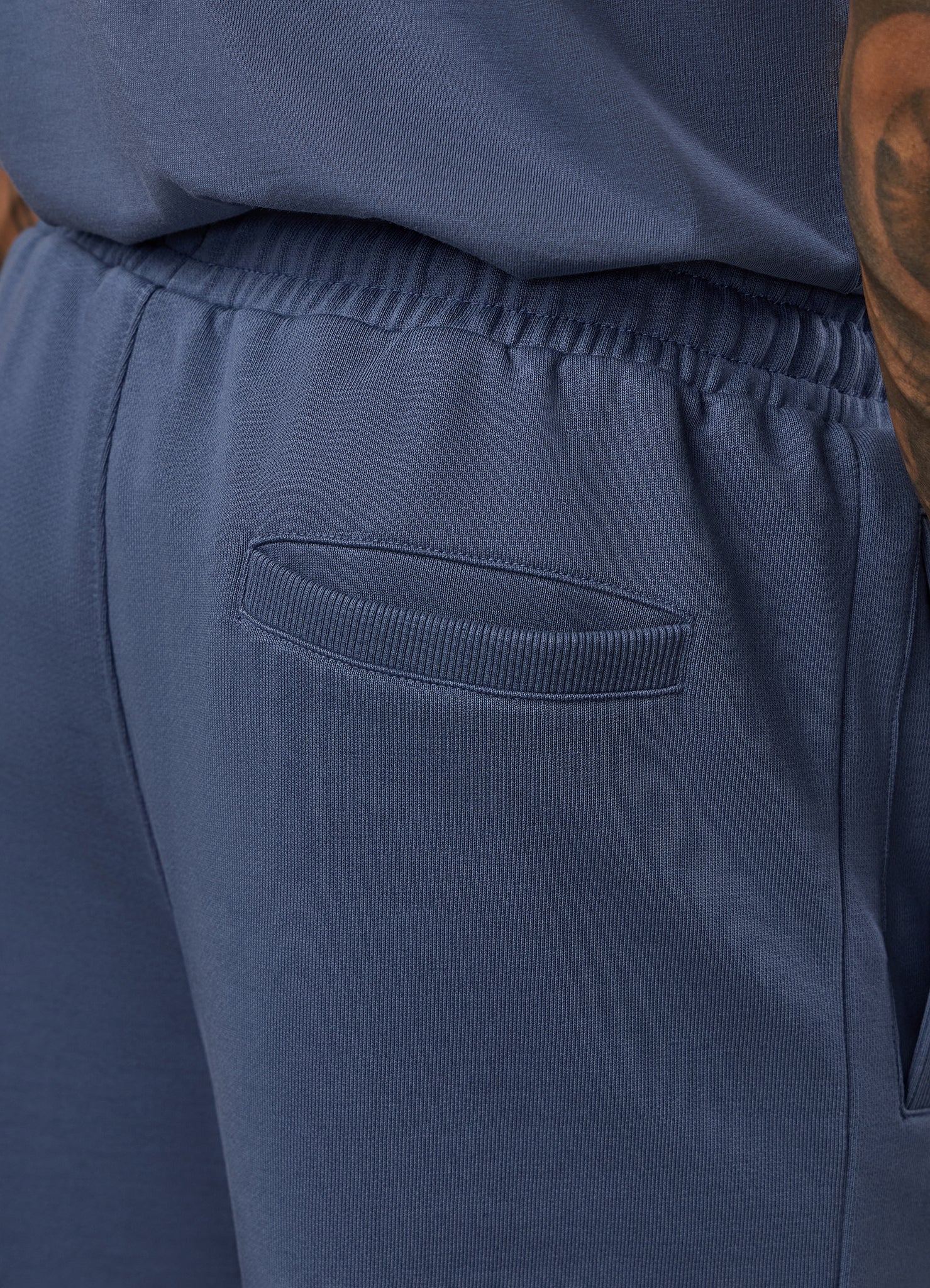 Gym King Linear Loopback Hood Tracksuit - Deep Sea Blue