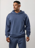 Gym King Linear Loopback Hood Tracksuit - Deep Sea Blue