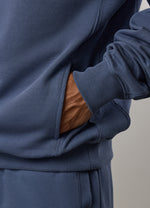 Gym King Linear Loopback Hood Tracksuit - Deep Sea Blue