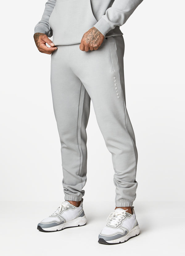 Gym King Linear Print Interlock Jogger - Cloudy Grey