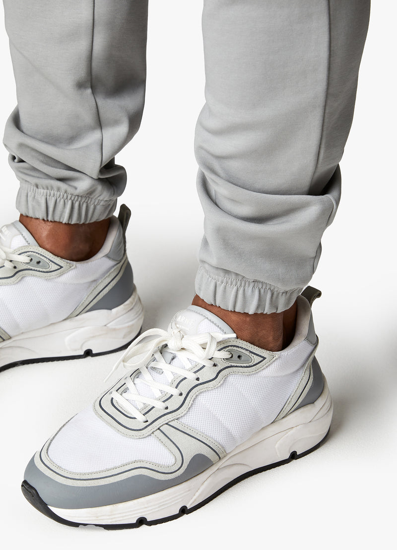Gym King Linear Print Tracksuit - Cloudy Grey