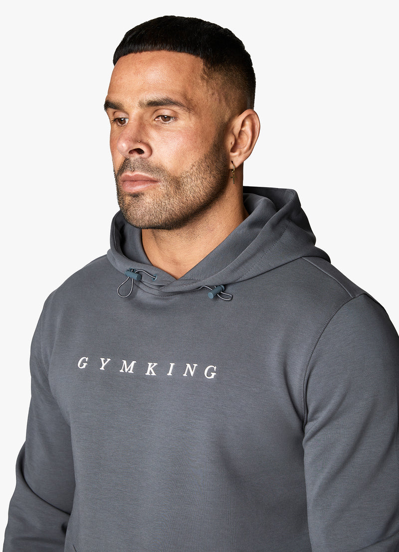 Gym King Linear Print Tracksuit - Graphite