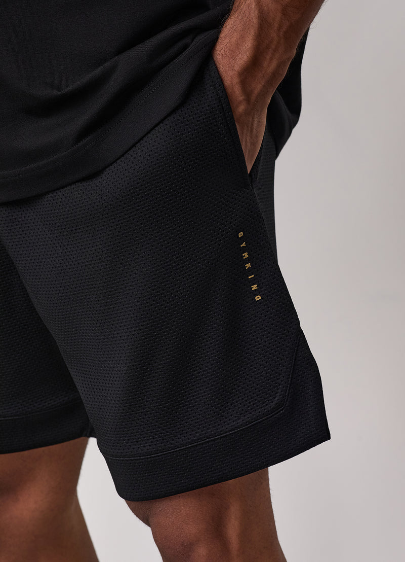 Gym King Rival Mesh Short - Black