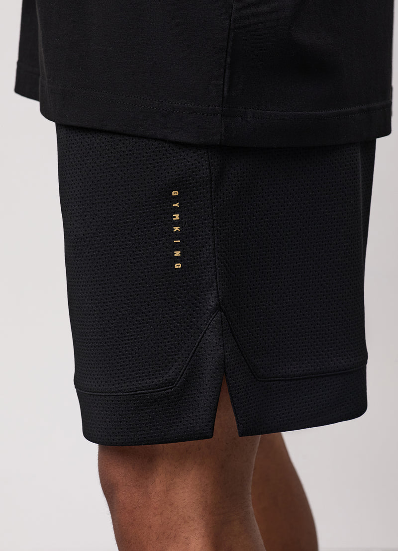 Gym King Rival Mesh Short - Black