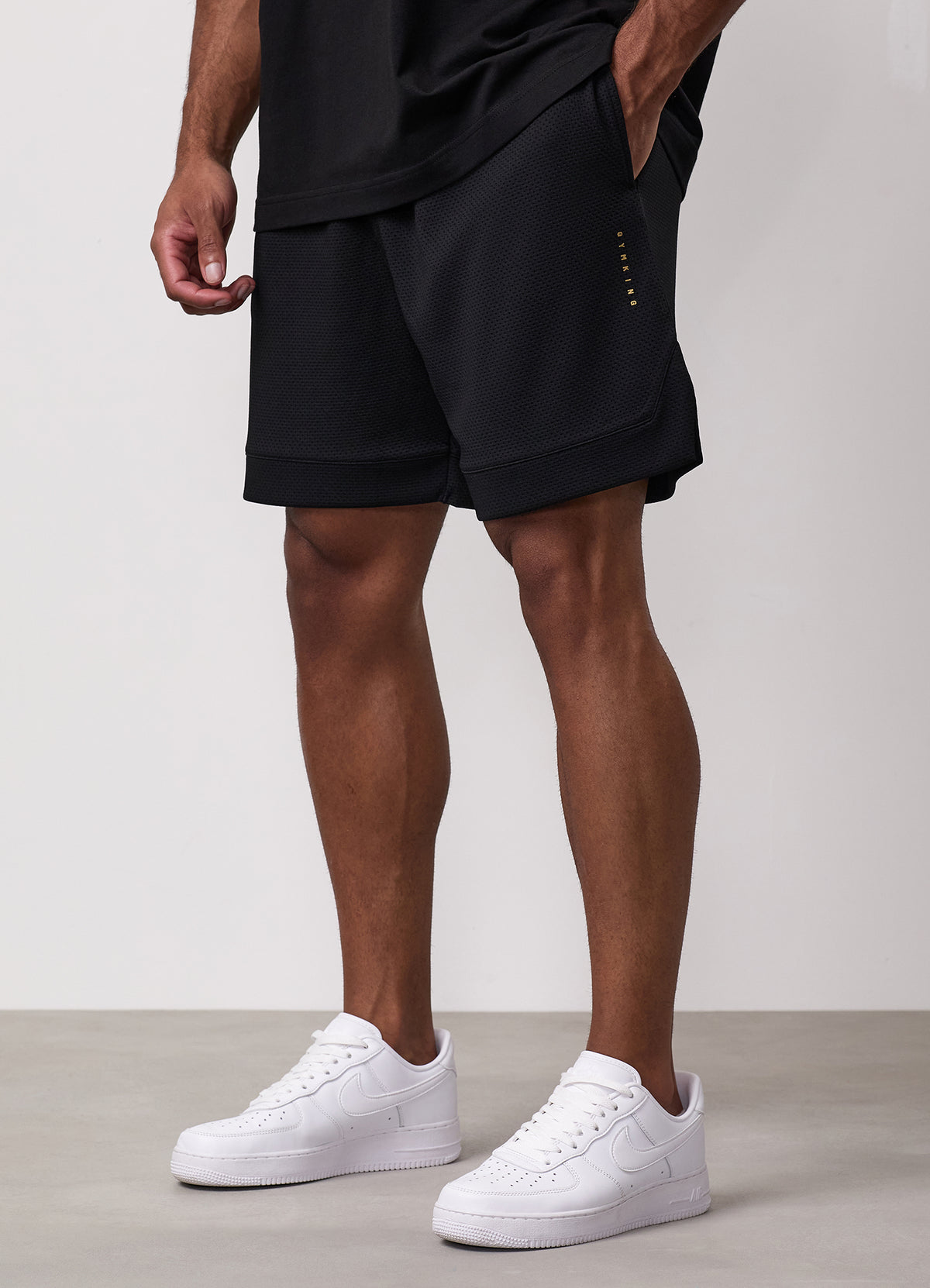 Gym King Rival Mesh Short - Black