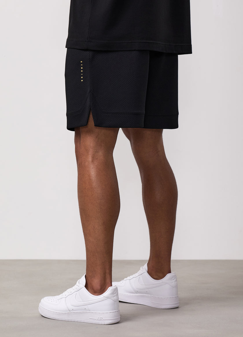 Gym King Rival Mesh Short - Black