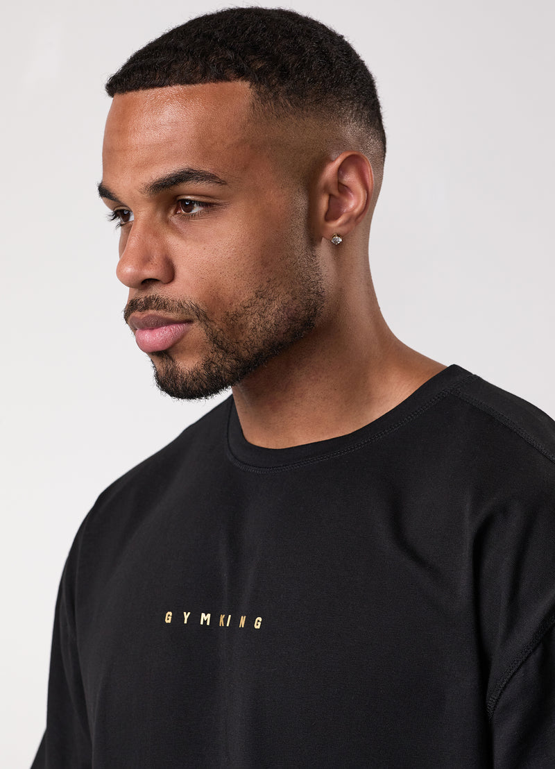 Gym King Rival Jersey Tee - Black