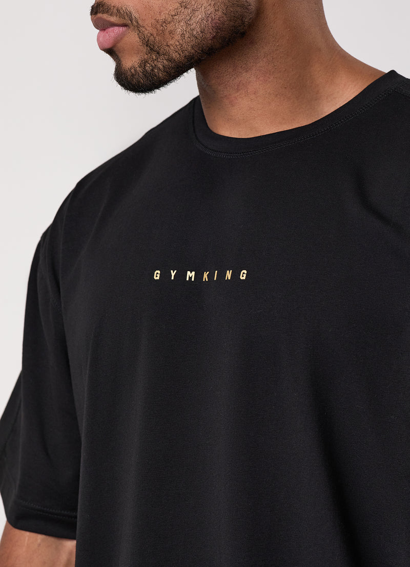 Gym King Rival Jersey Tee - Black