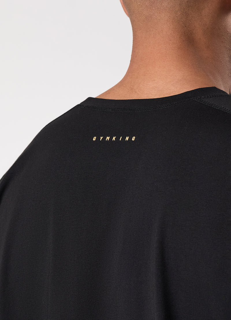 Gym King Rival Jersey Tee - Black
