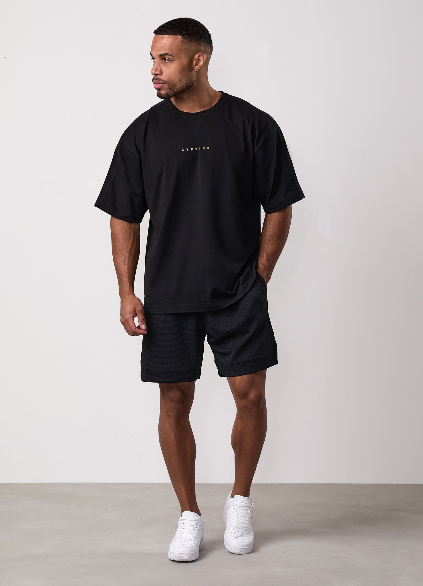 Gym King Rival Jersey Tee - Black