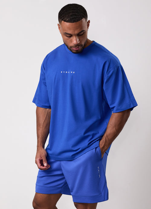 Gym King Rival Jersey T-Shirt - Capri Blue