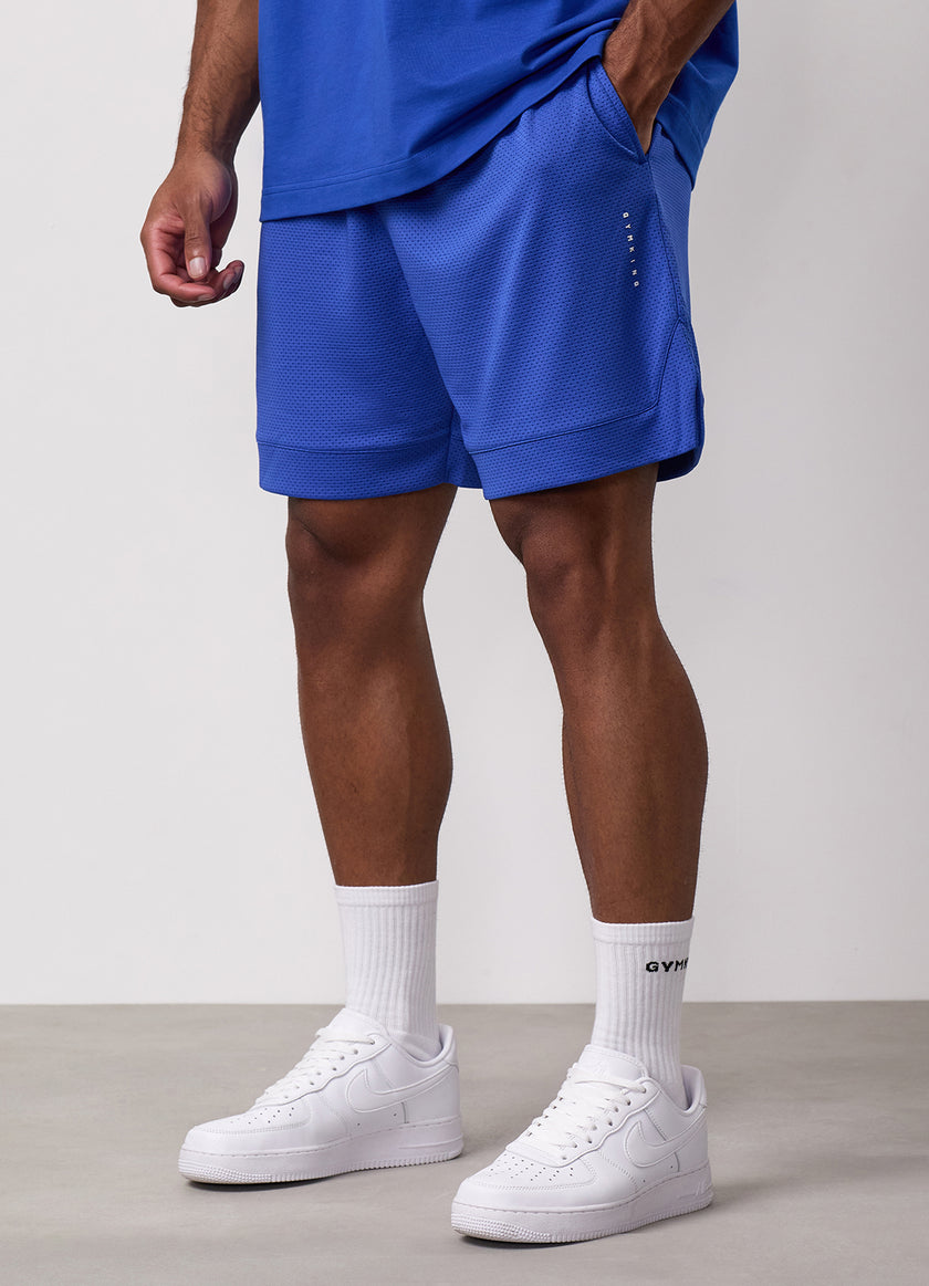 Gym King Rival Mesh Short - Capri Blue