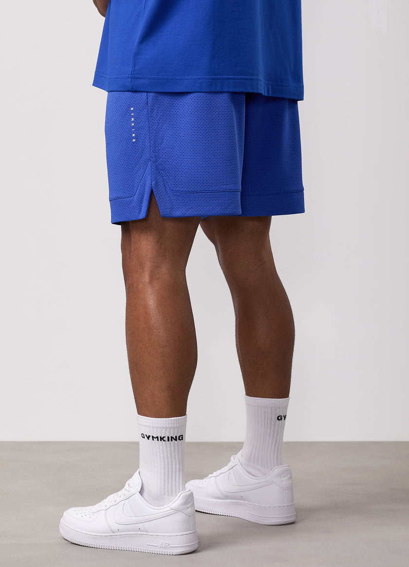 Gym King Rival Mesh Short - Capri Blue