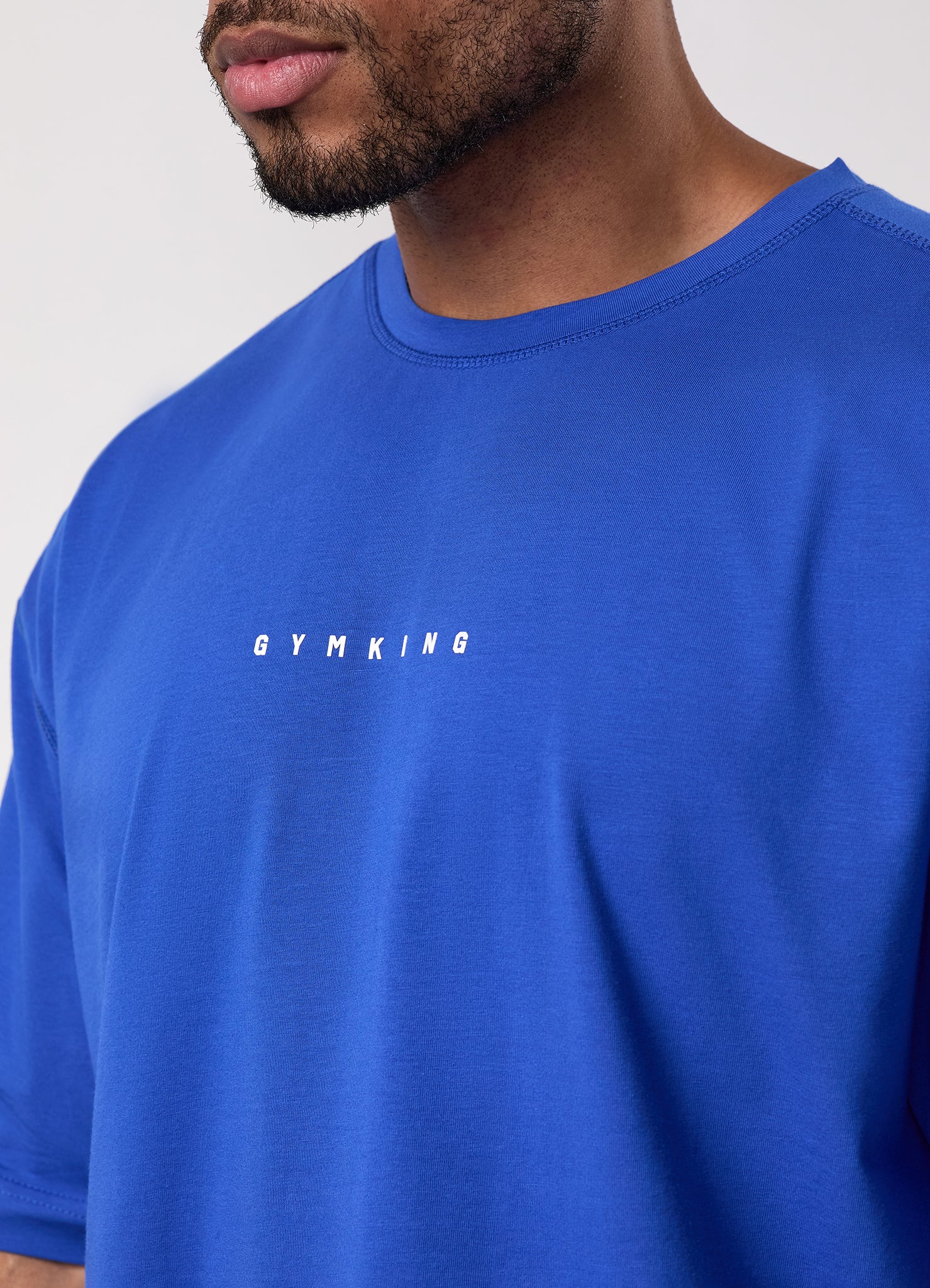 Gym King Rival Jersey Tee - Capri Blue