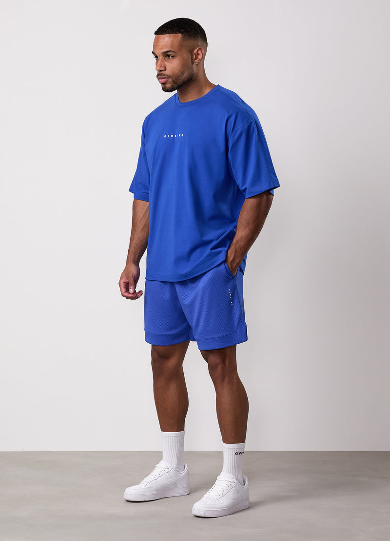 Gym King Rival Jersey Tee - Capri Blue