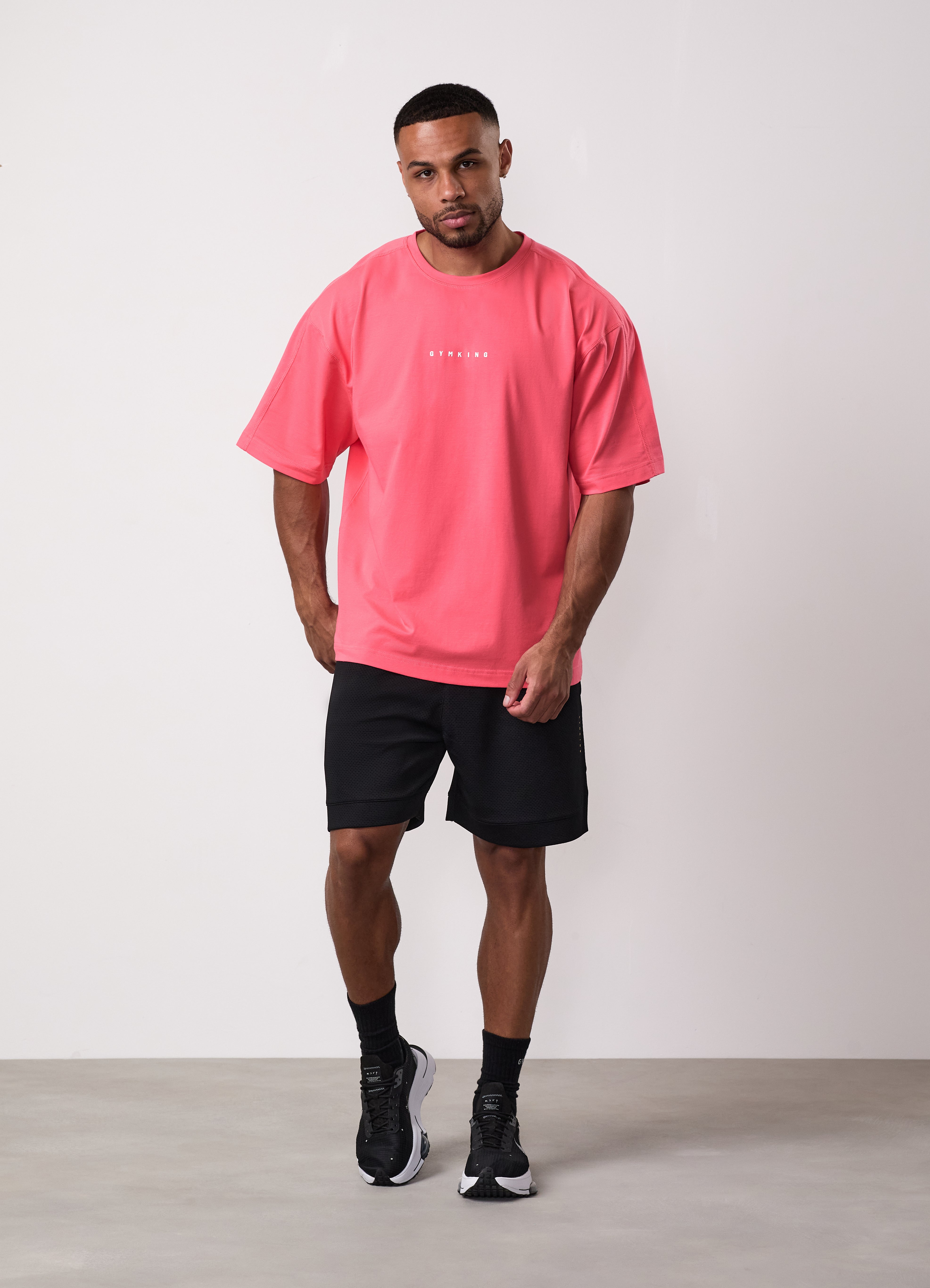 Gym King Rival Jersey Tee - Coral
