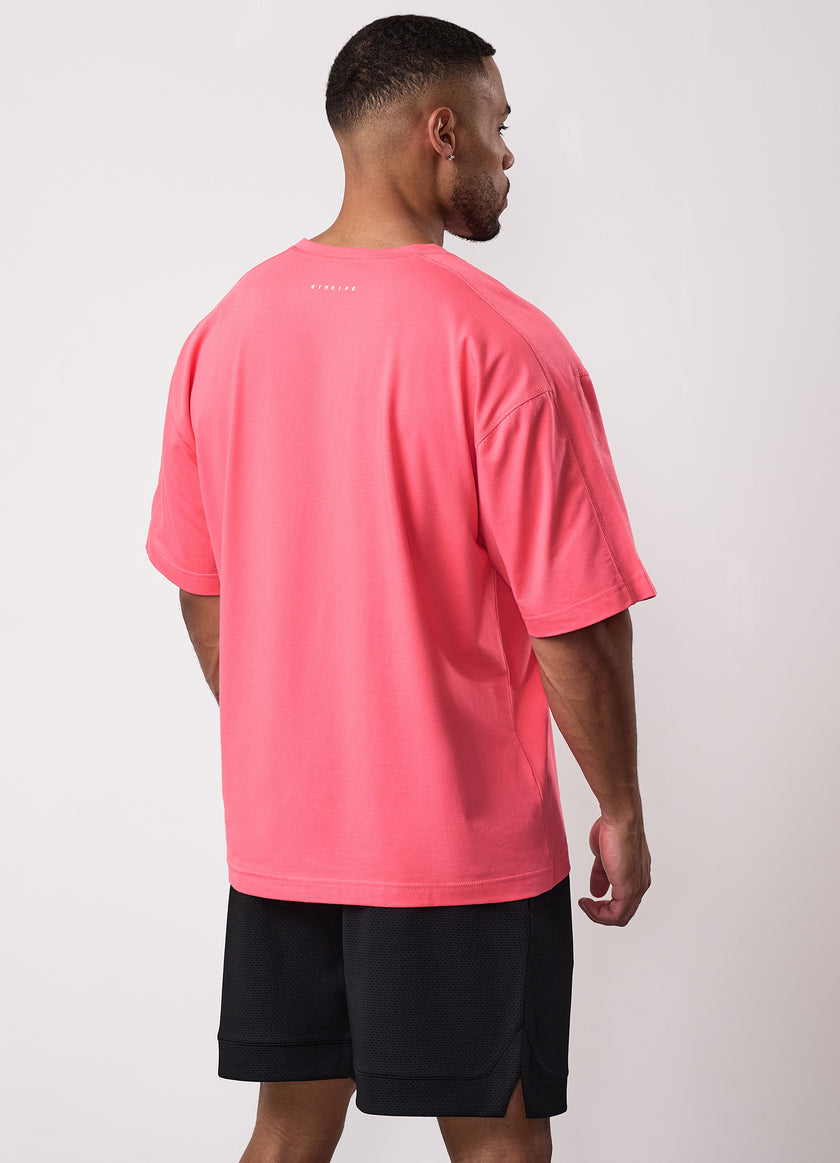 Gym King Rival Jersey Tee - Coral