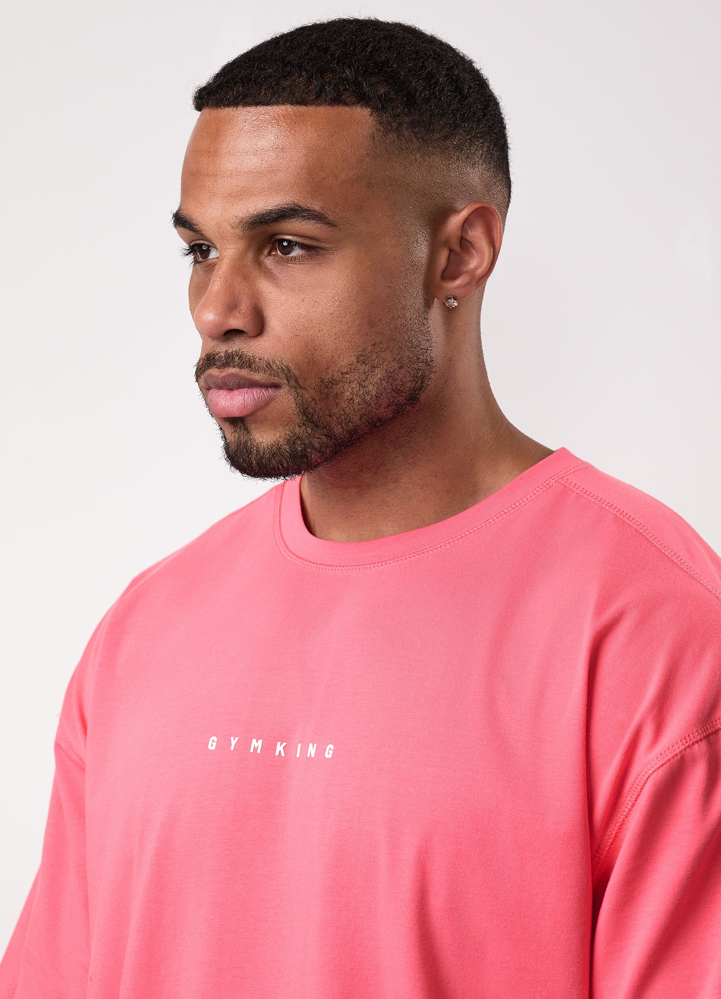 Gym King Rival Jersey Tee - Coral