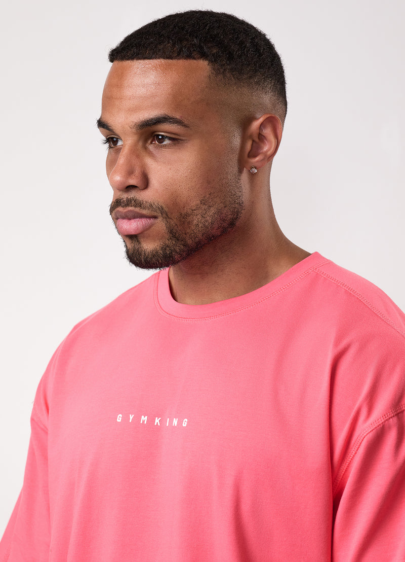 Gym King Rival Jersey Tee - Coral