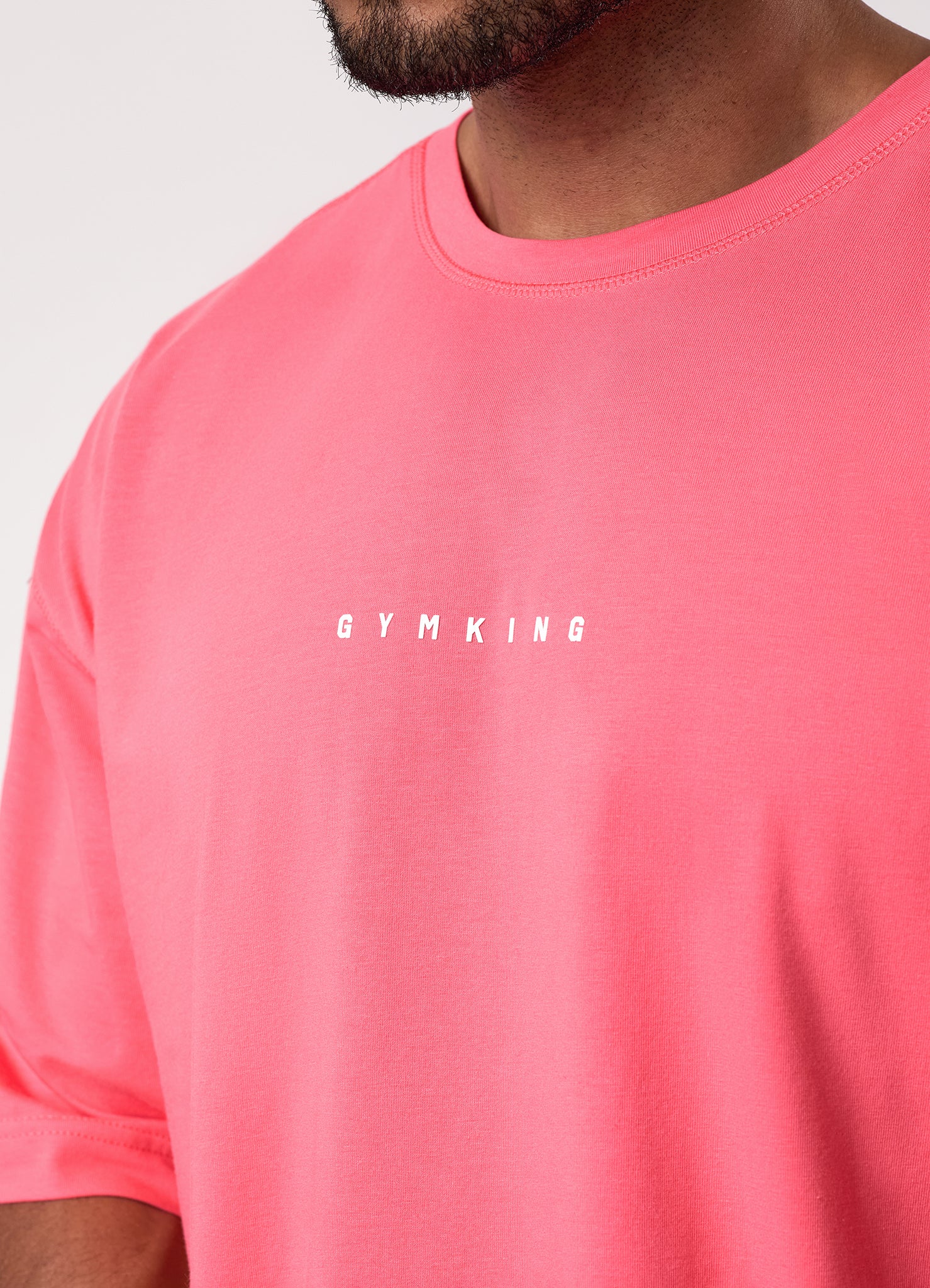 Gym King Rival Jersey Tee - Coral