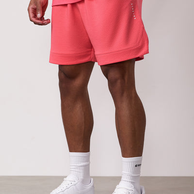 Gym King Rival Mesh Short - Coral