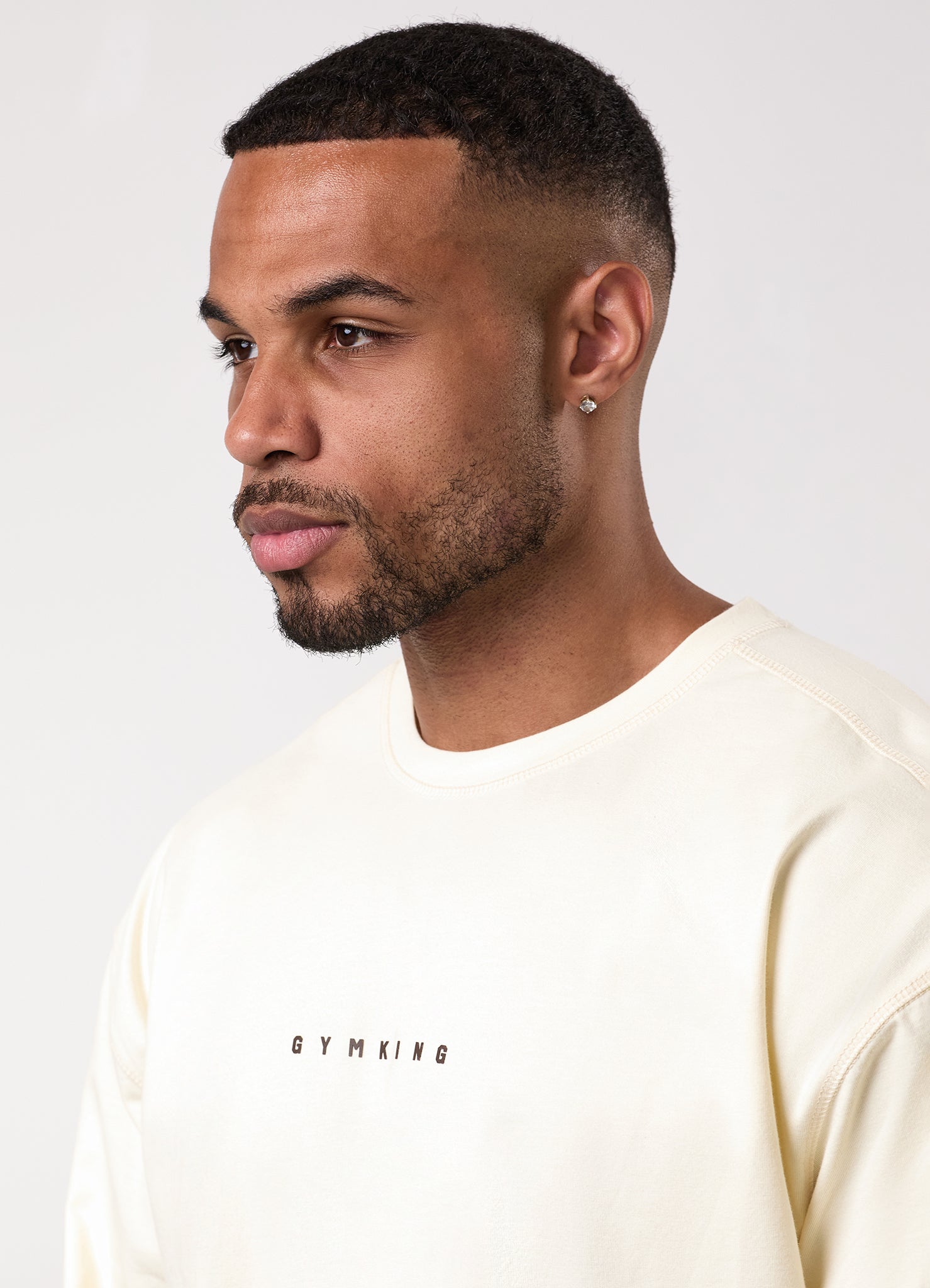 Gym King Rival Jersey Tee - Iced Lemon