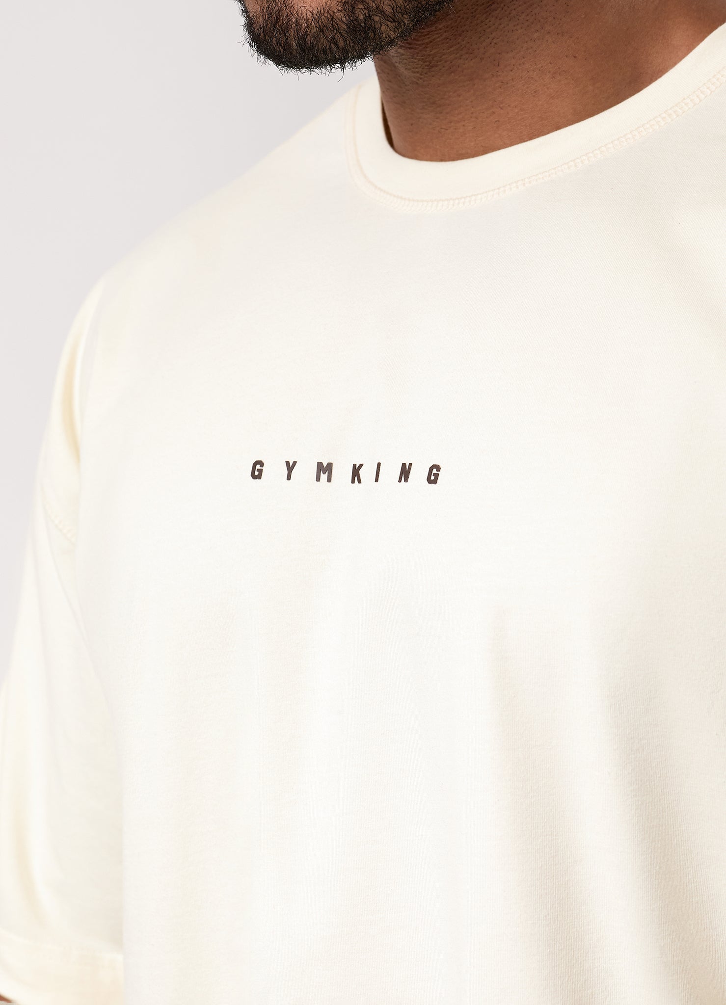 Gym King Rival Jersey Tee - Iced Lemon