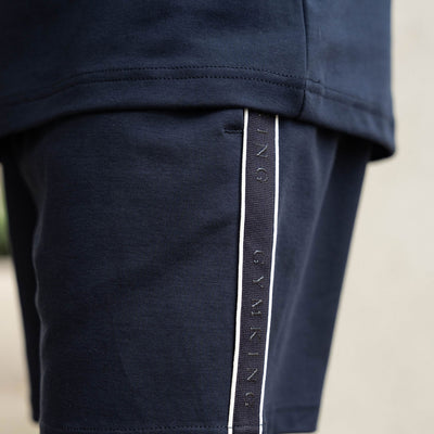 Gym King Linear Taped Short - Navy
