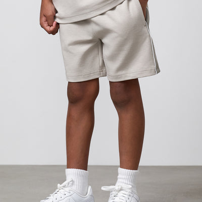 Gym King Older Kids Linear Taped Short - Grey Mist