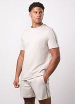 Gym King Linear Taped Tee - Grey Mist thumbnail