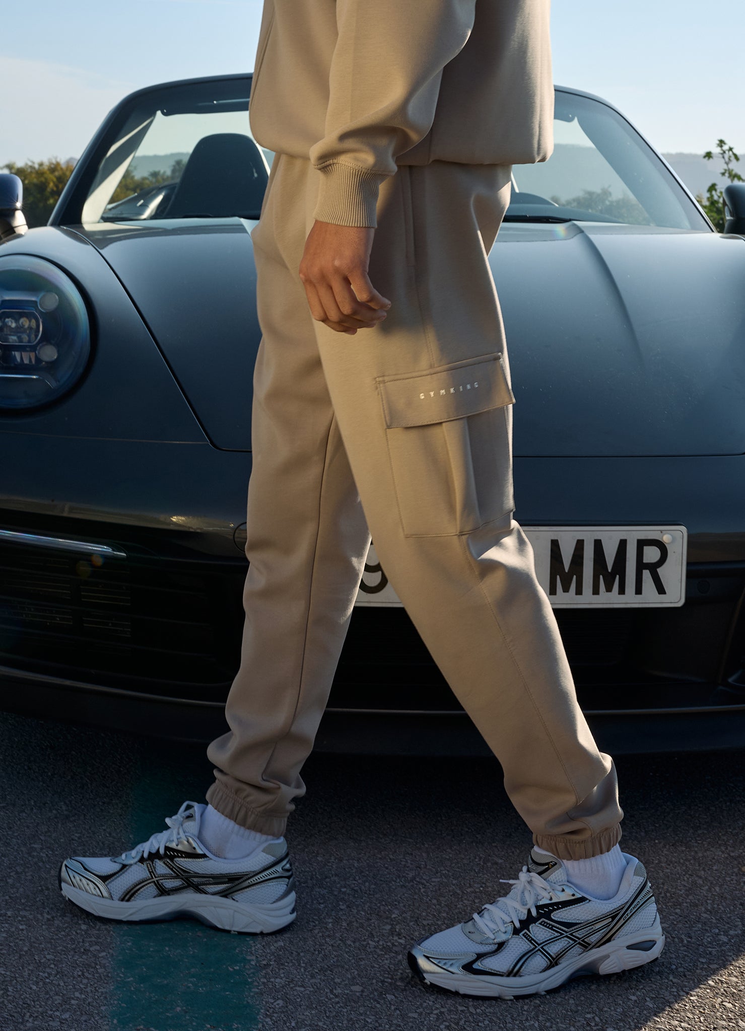 Gym King Linear Travel Cargo Jogger - Claydust