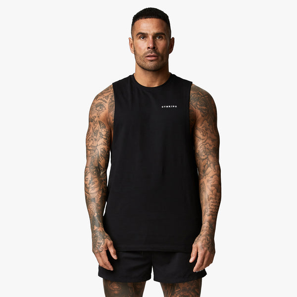 Gym King Linear Vest - Black